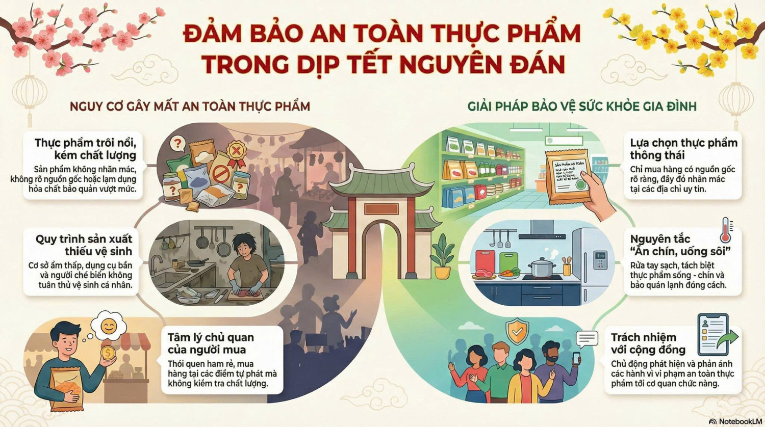TUYÊN TRUYỀN AN TOÀN THỰC PHẨM DỊP TẾT NGUYÊN ĐÁN