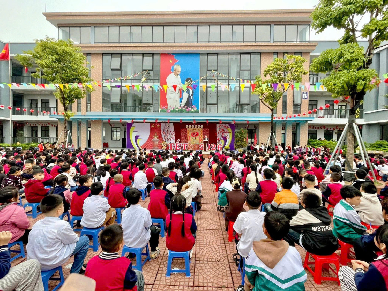 TIẾT CHÀO CỜ MỪNG ĐẢNG MỪNG XUÂN BÍNH NGỌ 2026