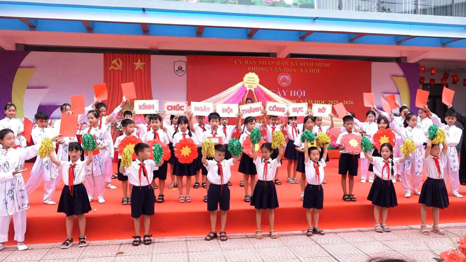 GIAO LƯU HỌC SINH TIỂU HỌC XÃ BÌNH MINH