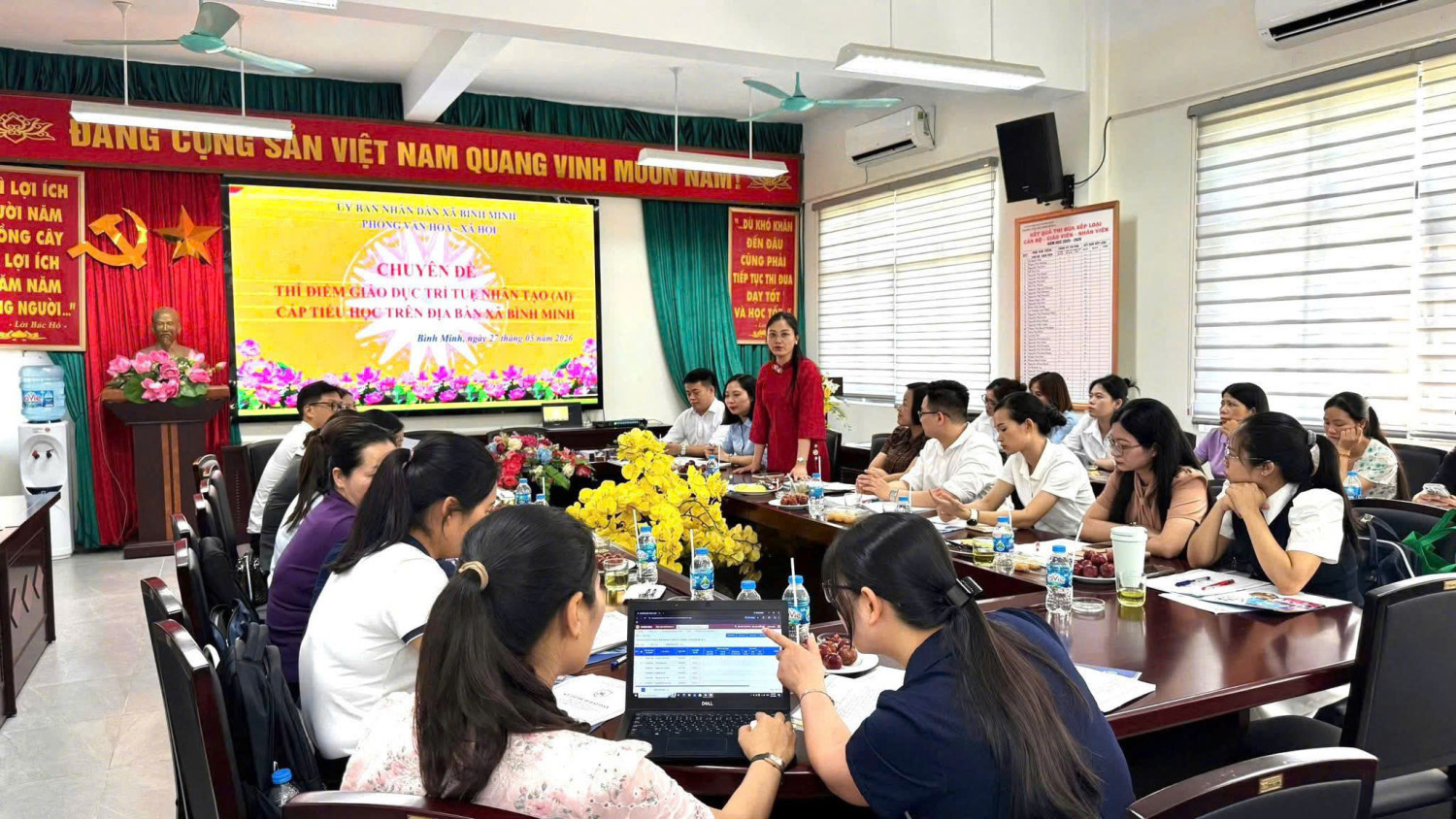 📌 THỰC HIỆN THÍ ĐIỂM GIÁO DỤC TRÍ TUỆ NHÂN TẠO (AI) CẤP TIỂU HỌC TRÊN ĐỊA BÀN XÃ BÌNH MINH