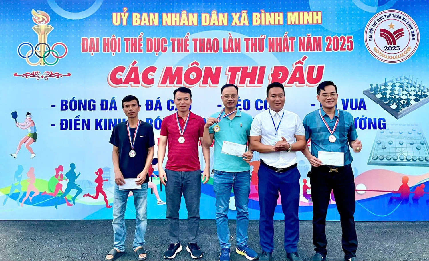 CHÚC MỪNG THÀNH TÍCH CỦA TRƯỜNG TH BÌNH MINH A - TẠI ĐẠI HỘI THỂ DỤC THỂ THAO LẦN THỨ NHẤT XÃ BÌNH MINH NĂM 2025